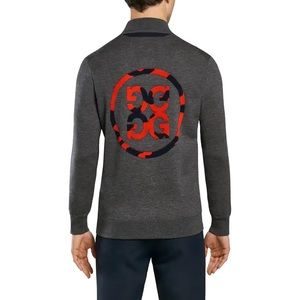 G/Fore G4 Wool Knit Bomber Jacket Sz Large